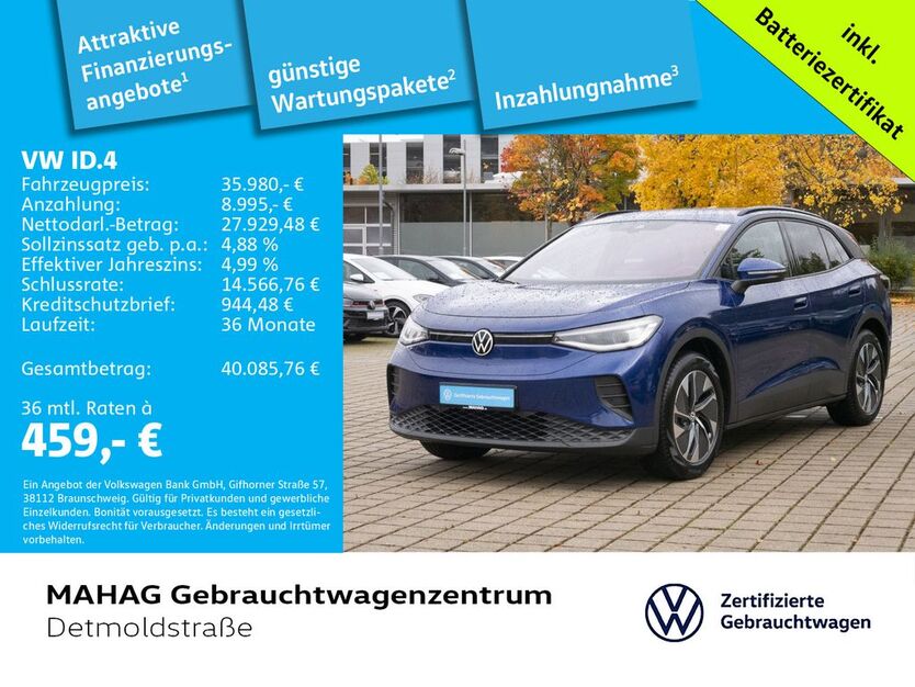 VW ID.4 9.931 km 35.980 € München 80935