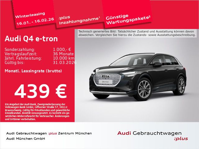 Audi Q4 e-tron 7.831 km 40.476 &euro; Eching 85386