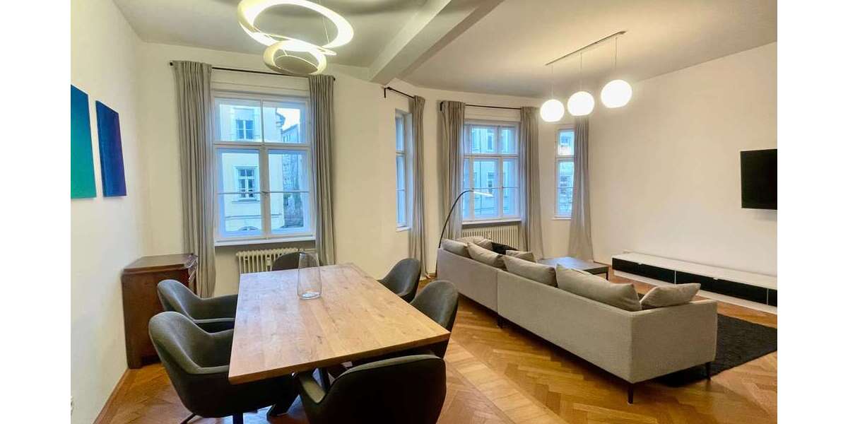 Etagenwohnung München Neuhausen-Nymphenburg - 2 Zimmer, 92 m&sup2;, 2.600&euro; | Angebot:26167994
