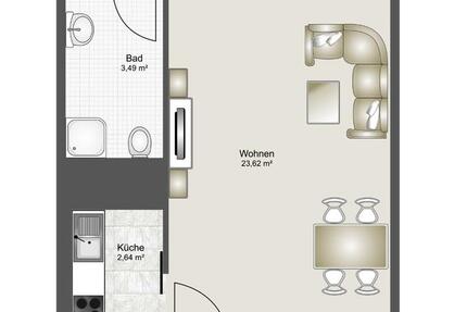 AB SOFORT- APRTMENT- SOLLN 1 zimmer