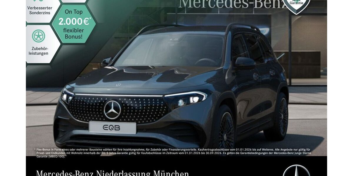 Mercedes-Benz EQB 21.713 km 41.590 &euro; München 80636