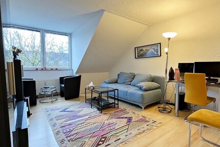 !! BEZUGSFREI !! Oben ist es am schönsten * möblierte 1,5-Zimmer-Wohnung im Dachgeschoss * TRUDERING - Wohnung München Trudering-Riem | Angebot:24832250