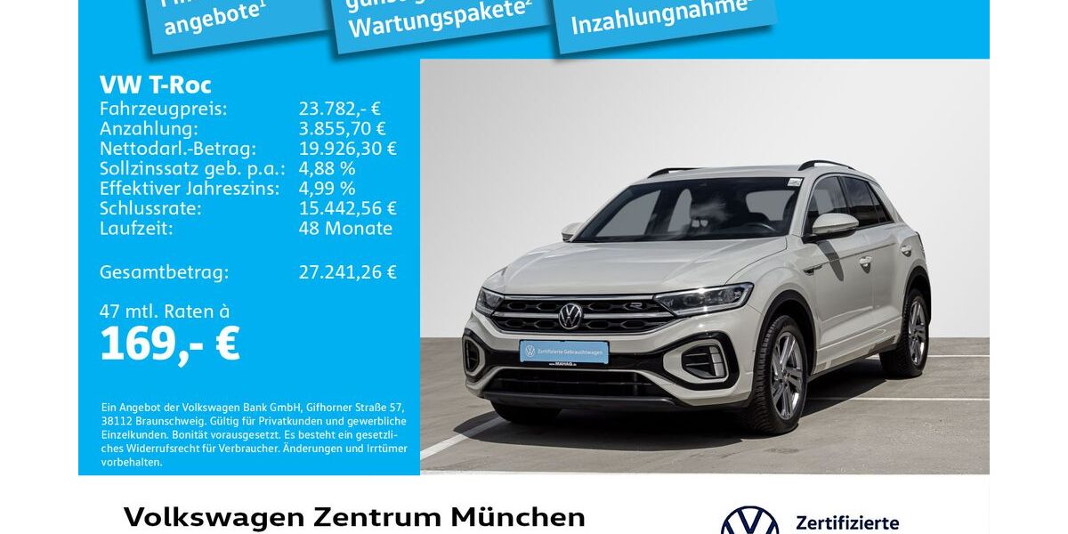 VW T-Roc 16.909 km 23.782 &euro; München 80687