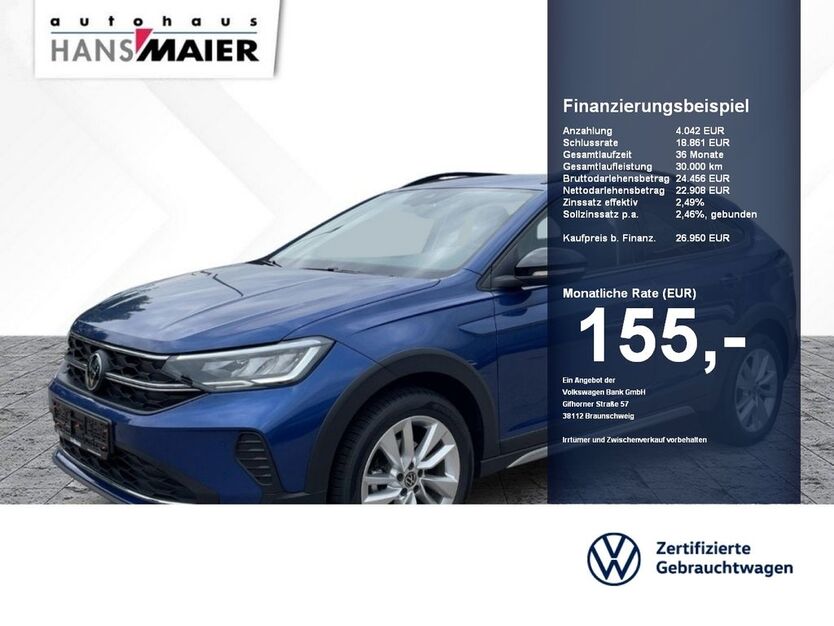 VW Taigo 2.540 km 26.699 € Erding 85435