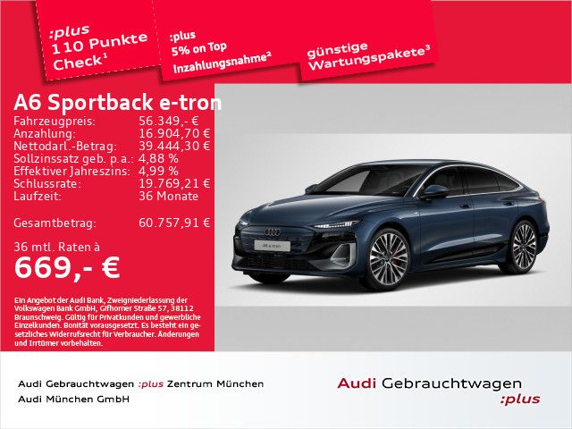 Audi A6 e-tron 9.304 km 56.349 &euro; Eching 85386