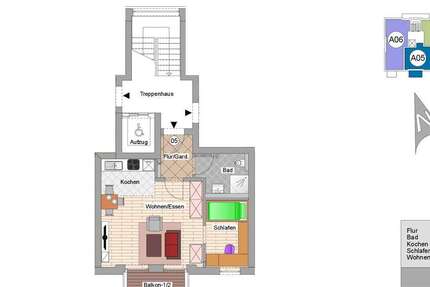 Wohnung Höhenkirchen-Siegertsbrunn Siegertsbrunn - 2 Zimmer, 41 m&sup2;, 399.000&euro; | Angebot:27225318