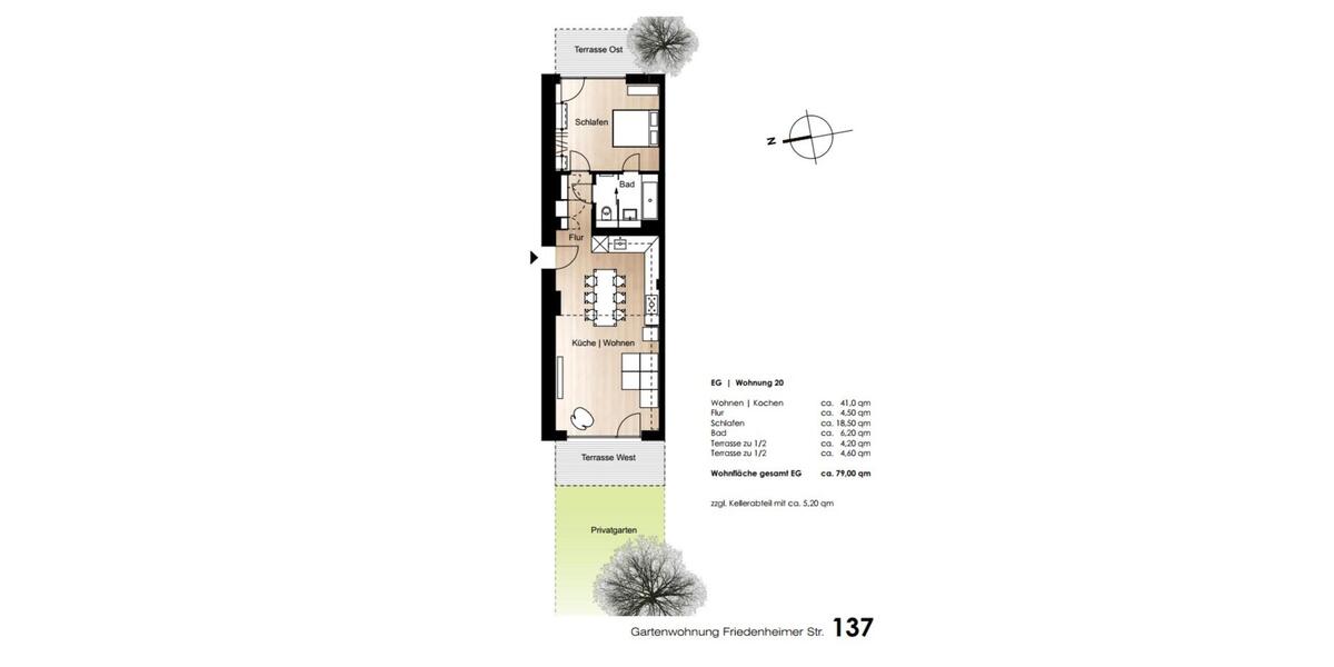 Erdgeschoßwohnung München Sendling-Westpark - 2 Zimmer, 79 m&sup2;, 711.000&euro; | Angebot:25752835