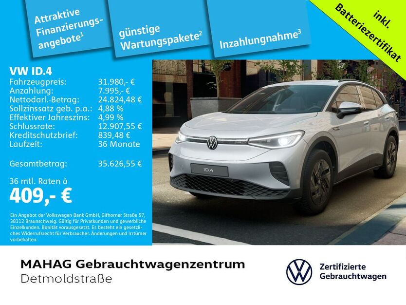 VW ID.4 13.261 km 31.980 € München 80935