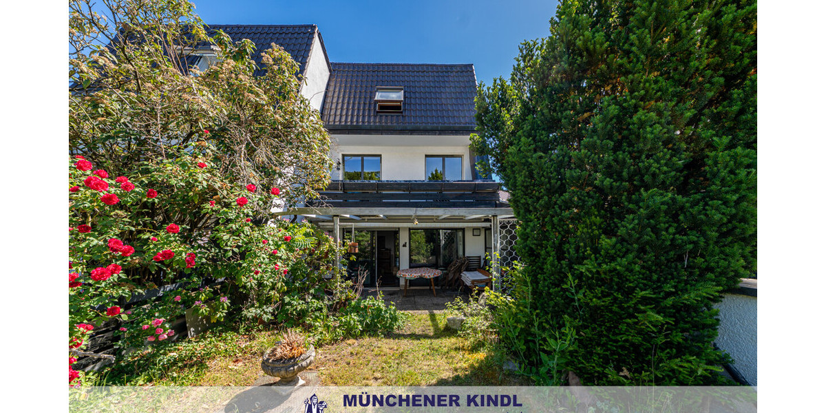 FAMILIENIDYLLE IN ALLACH: DOPPELHAUSHÄLFTE MIT GARTEN, TERRASSE UND DOPPELGARAGE - Doppelhaushälfte München Allach-Untermenzing | Angebot:26953877