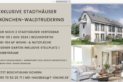 Stadthäuser München Trudering 5 zimmer