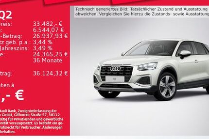 Audi Q2 4.022 km 32.494 € Eching 85386