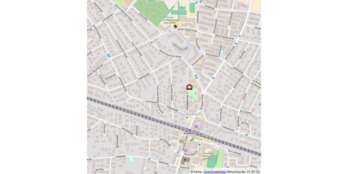 Etagenwohnung Baldham-Vaterstetten Baldham - 2 Zimmer, 66 m&sup2;, 495.000&euro; | Angebot:26055404