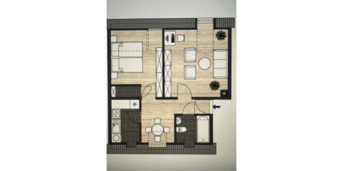 Dachgeschoßwohnung Unterschleißheim - 2 Zimmer, 45 m&sup2;, 229.000&euro; | Angebot:26822045