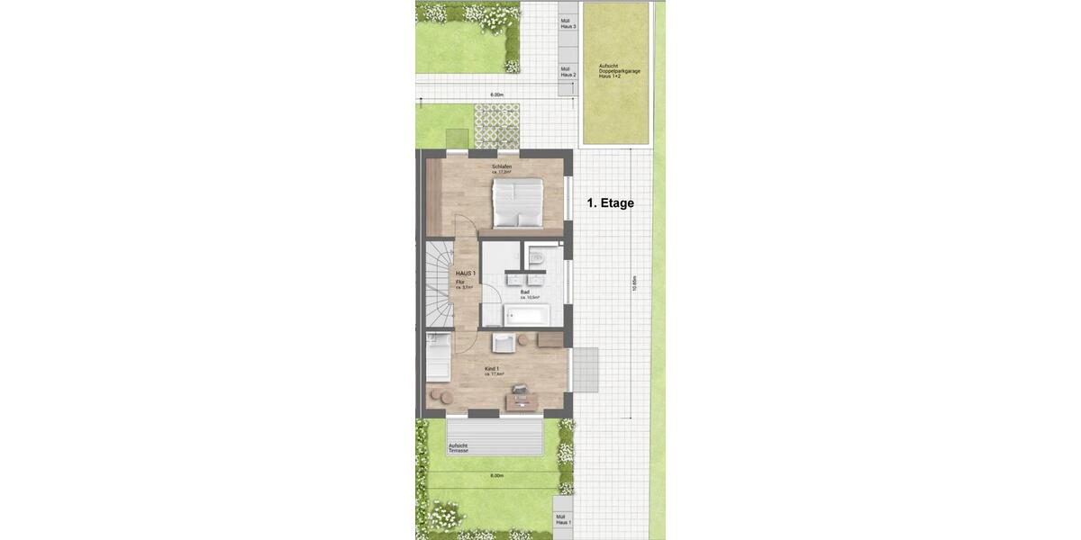 Reihenhaus München Sendling-Westpark - 7 Zimmer, 141 m&sup2;, 1.250.000&euro; | Angebot:26945701