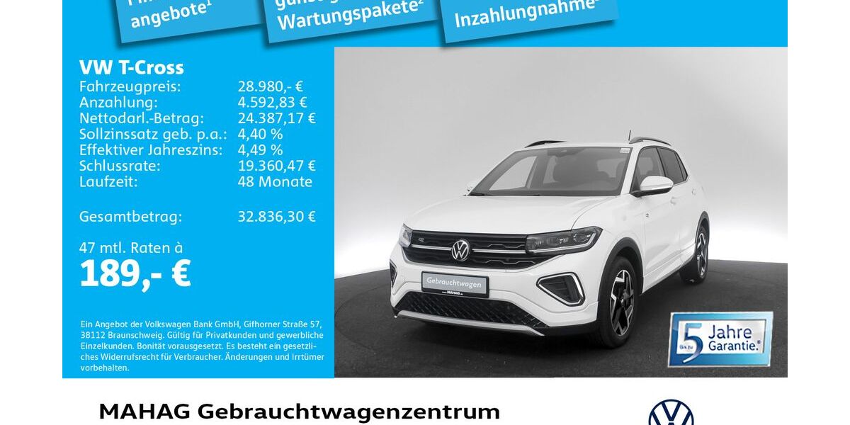 VW T-Cross 5.827 km 29.482 &euro; München 80935