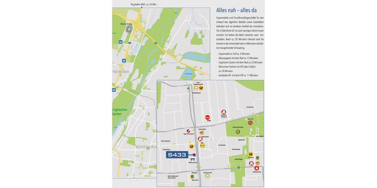 Etagenwohnung München Am Riesenfeld - 1 Zimmer, 33 m&sup2;, 1.250&euro; | Angebot:26275746