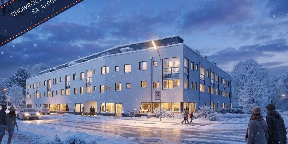 Showroom geöffnet: 2-Zimmer-Studio mit Süd-Loggia, Garten und wertiger Ausstattung 2 zimmer