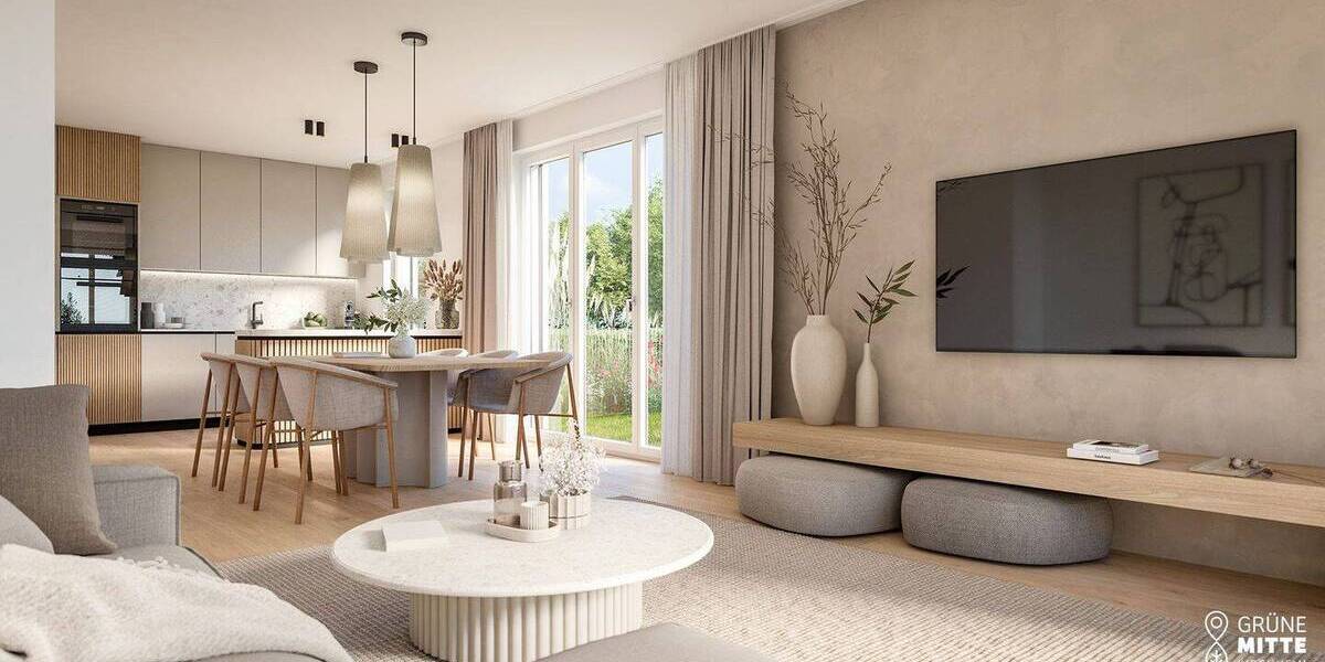 Etagenwohnung Kirchheim b. München Heimstetten - 2 Zimmer, 65 m&sup2;, 629.000&euro; | Angebot:25768620