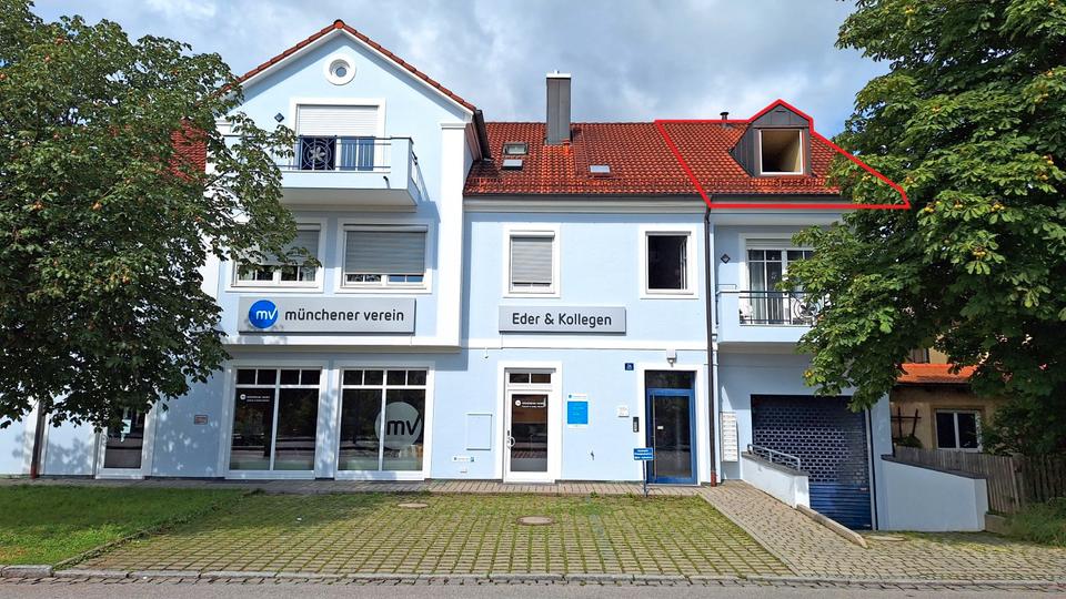 Dachgeschoßwohnung Wolfratshausen - 1.5 Zimmer, 42 m&sup2;, 260.000&euro; | Angebot:27114924