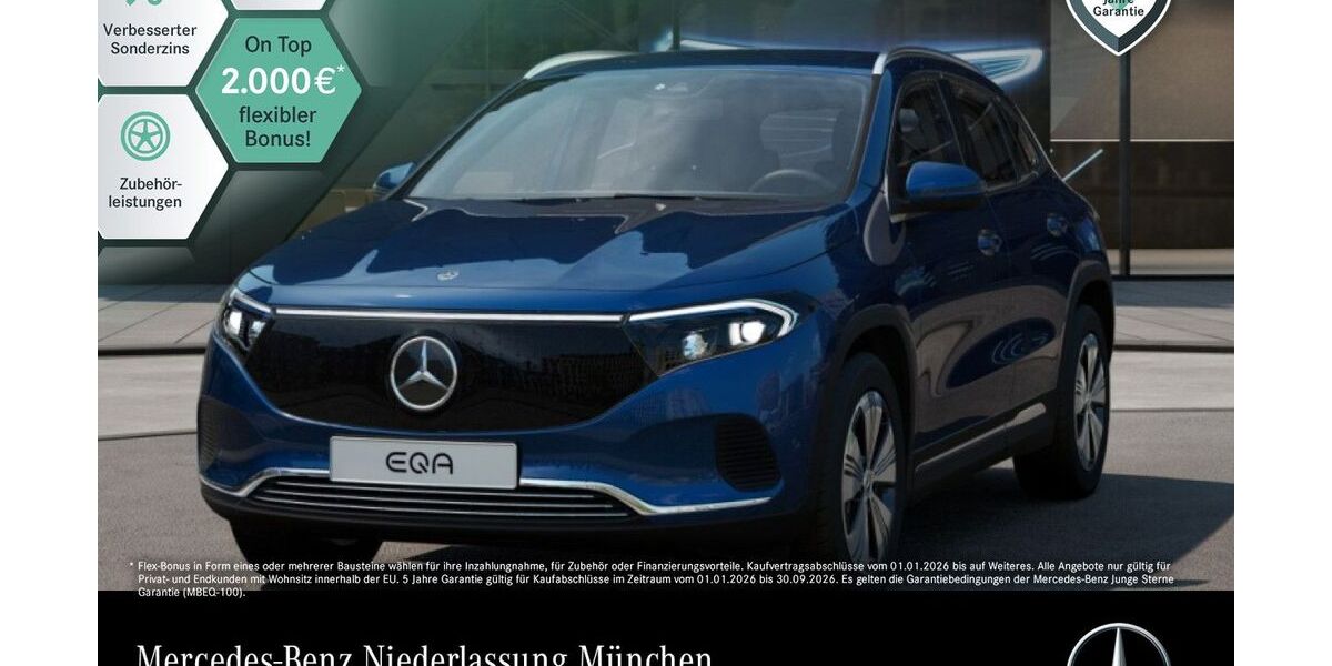 Mercedes-Benz EQA 15.086 km 33.490 &euro; München 80636