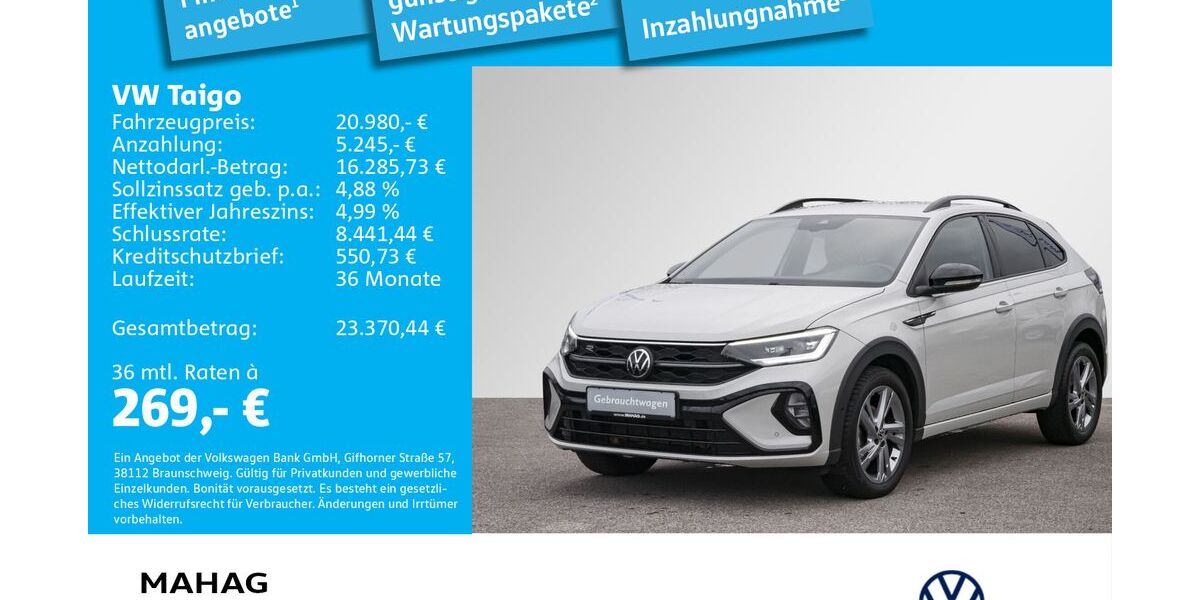 VW Taigo 96.965 km 20.980 &euro; Dachau 85221