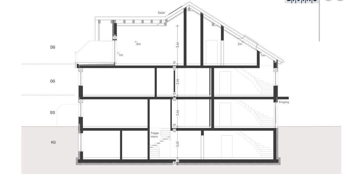 Etagenwohnung Vaterstetten Parsdorf - 3 Zimmer, 87 m&sup2;, 799.000&euro; | Angebot:25669104