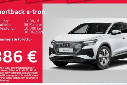 Audi Q4 e-tron 8.986 km 41.445 &euro; Eching 85386