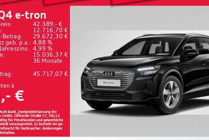 Audi Q4 e-tron 6.681 km 42.389 &euro; Eching 85386