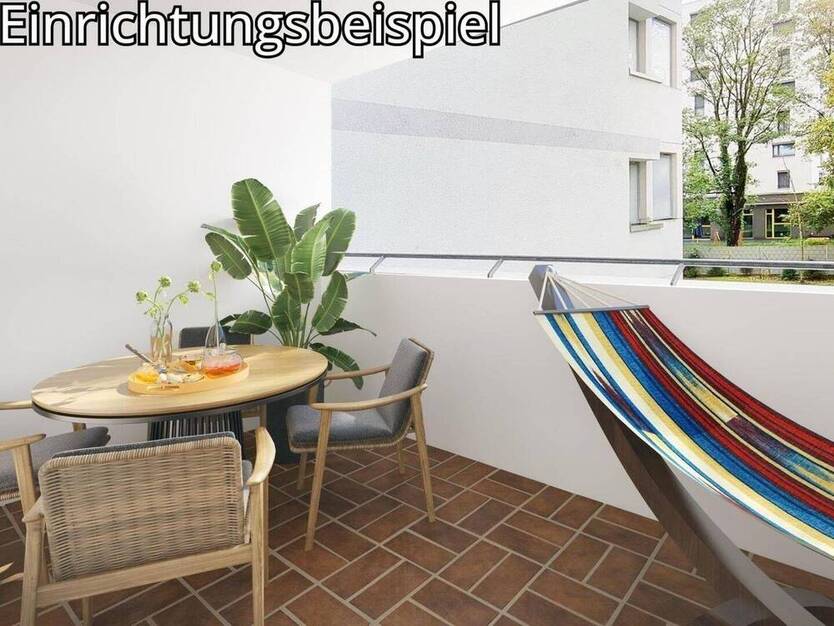 Helle 2,5-Zimmer-Wohnung mit großem Westbalkon - sofort bezugsfertig