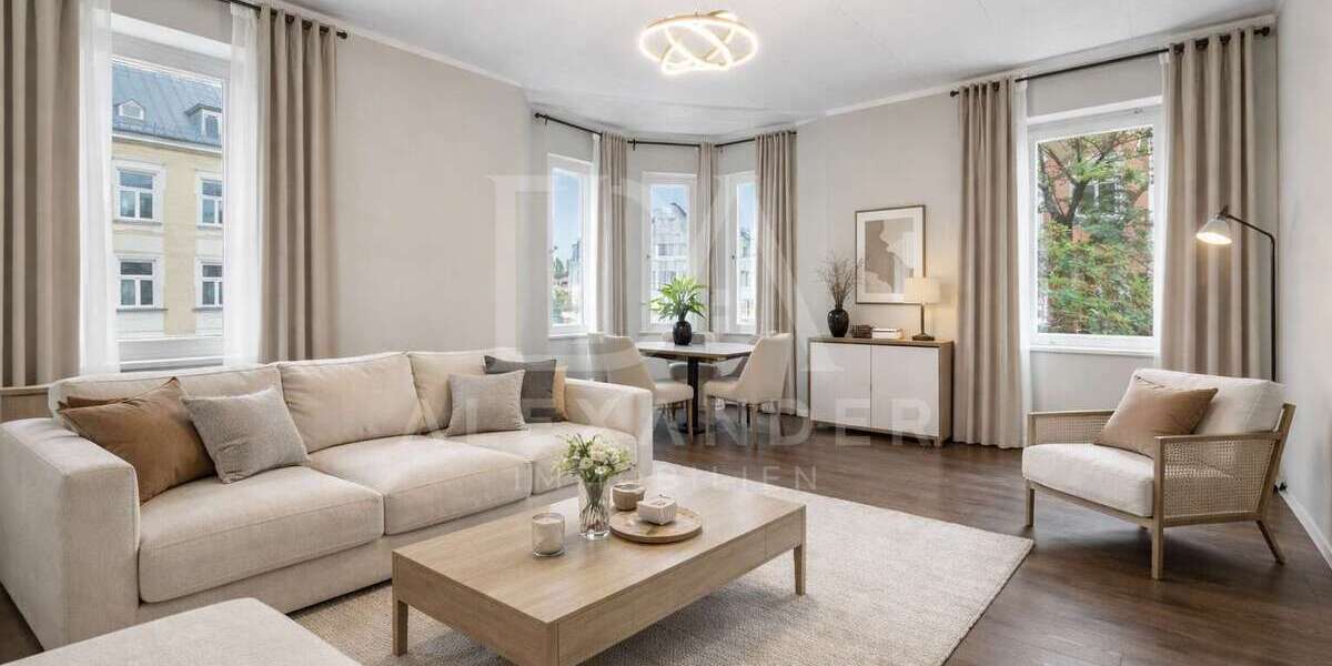 Etagenwohnung München Au-Haidhausen - 2 Zimmer, 73 m&sup2;, 720.000&euro; | Angebot:25402422