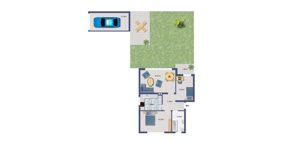 Etagenwohnung Fürstenfeldbruck - 3 Zimmer, 62 m&sup2;, 347.000&euro; | Angebot:25774550