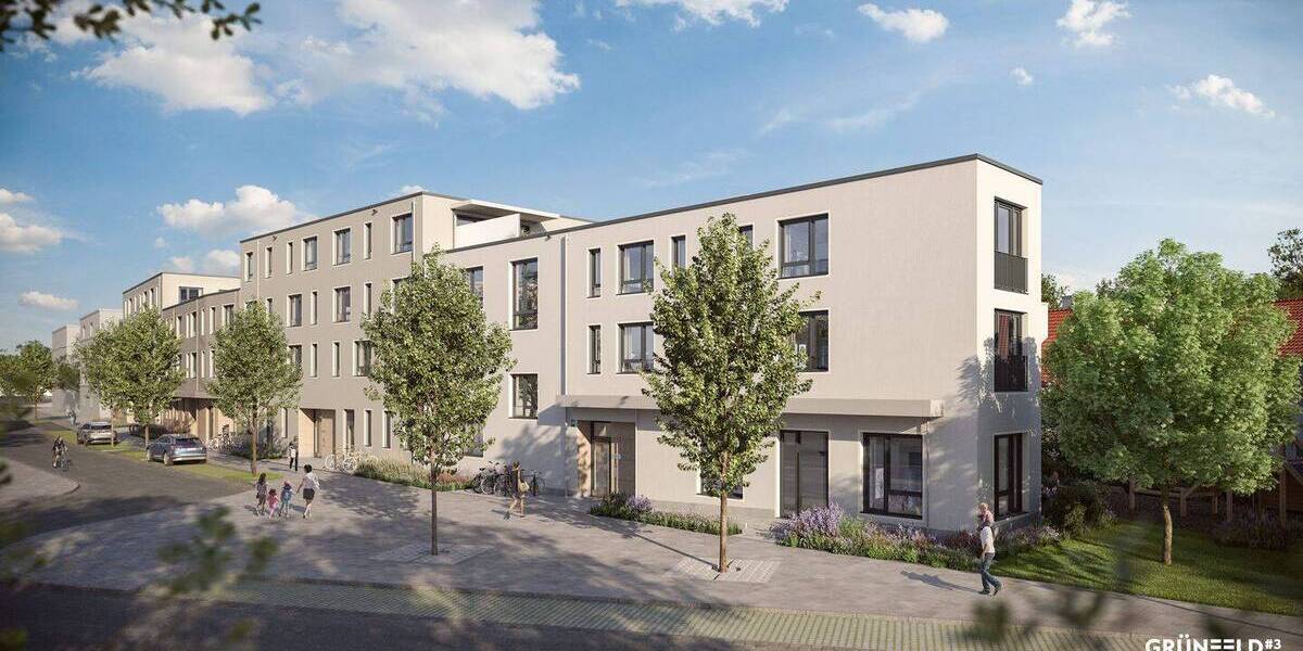 Terrassenwohnung München Feldmoching-Hasenbergl - 2 Zimmer, 65 m&sup2;, 609.000&euro; | Angebot:26358390