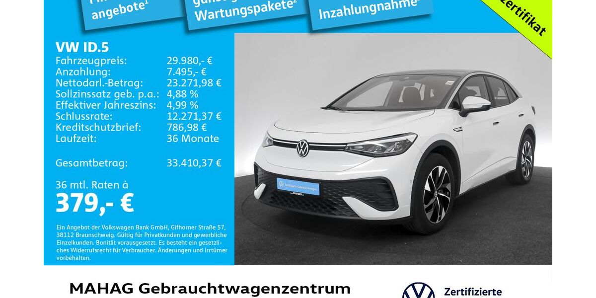 VW ID.5 27.338 km 29.980 &euro; München 80935