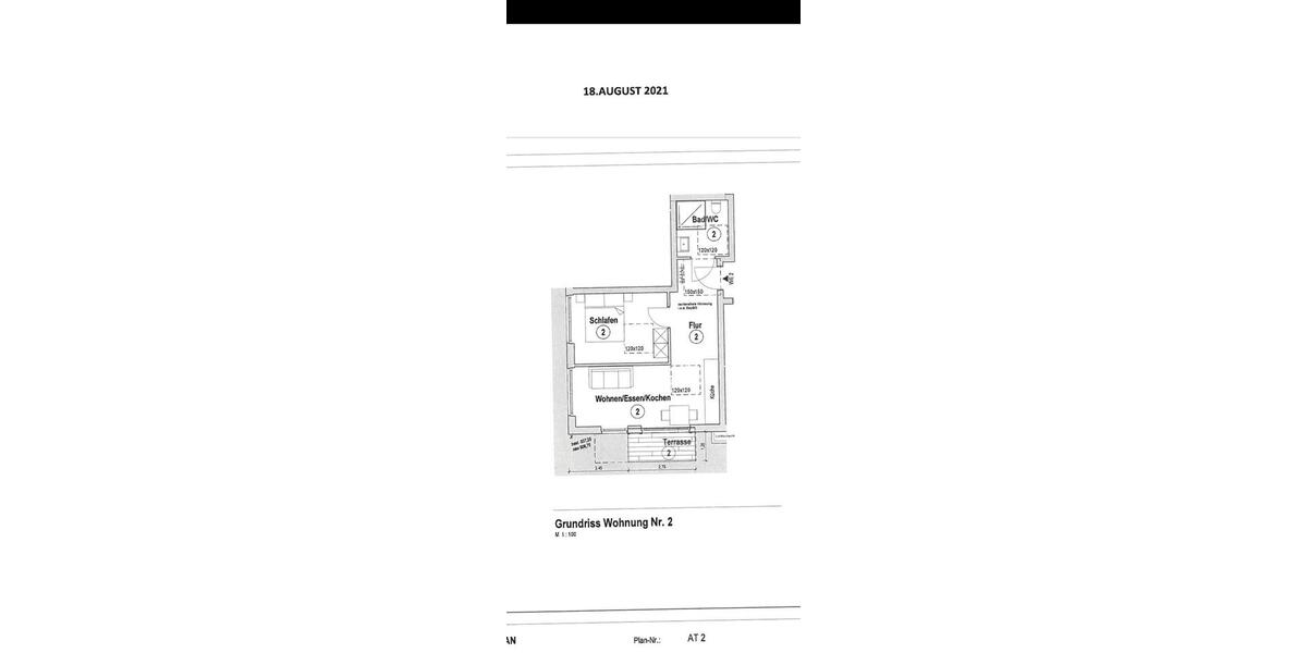 Erdgeschoßwohnung Markt Schwaben - 2 Zimmer, 41 m&sup2;, 389.000&euro; | Angebot:24801290