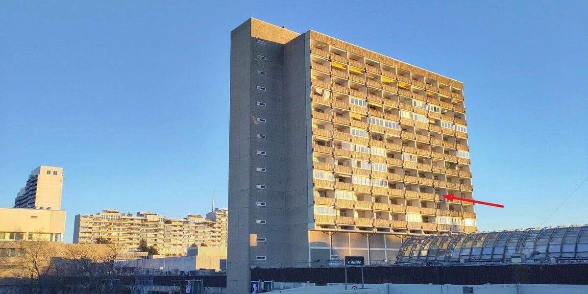 Mit dem Lift ins Einkaufszentrum: mietfreies Apartment, Stellplatz, Inventar, provisionsfrei 1 zimmer