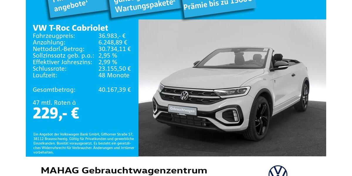 VW T-Roc 3.997 km 36.484 &euro; München 80935