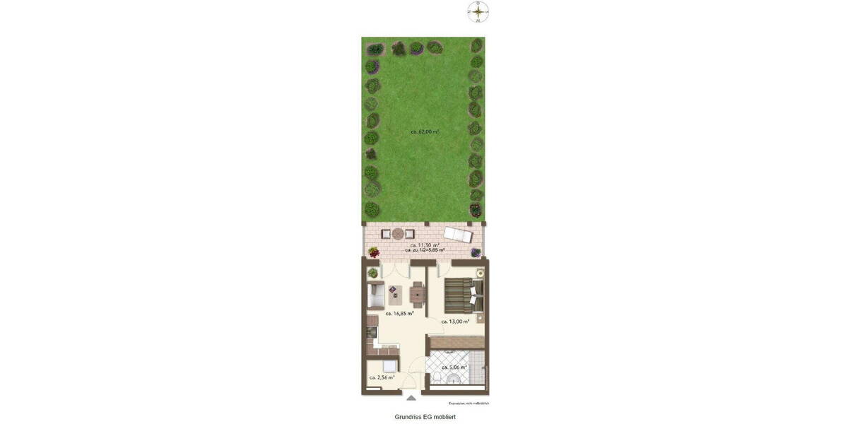 Etagenwohnung Karlsfeld - 2 Zimmer, 40 m&sup2;, 1.320&euro; | Angebot:26795170