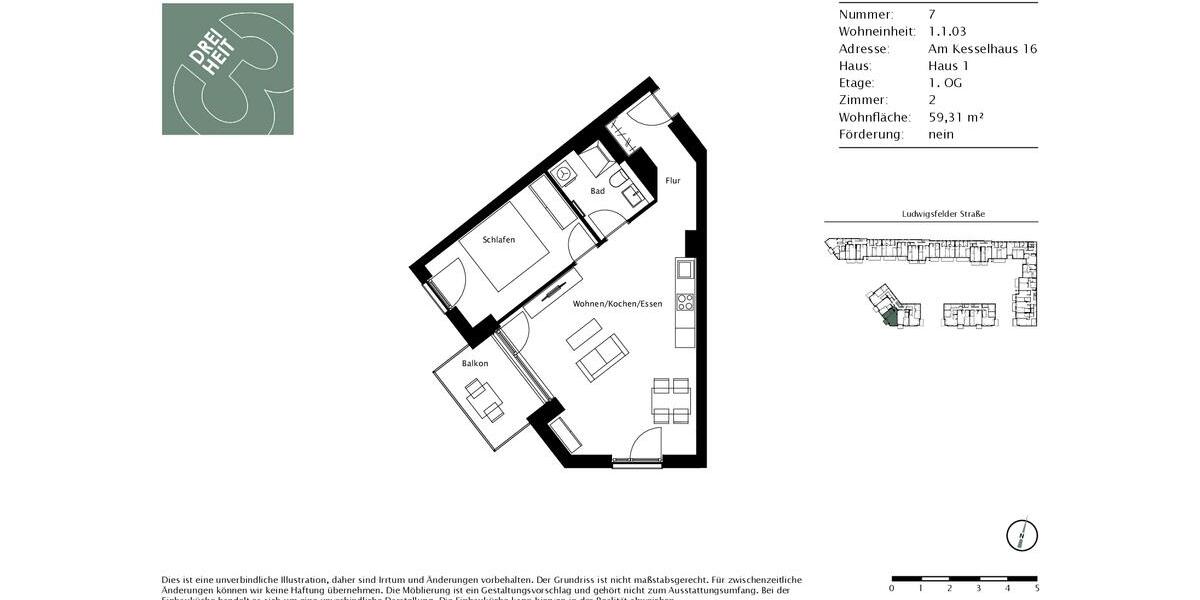 Für Singles & Paare - Zwei Zimmer zu vermieten! Mietfreien Monat sichern! 2 zimmer
