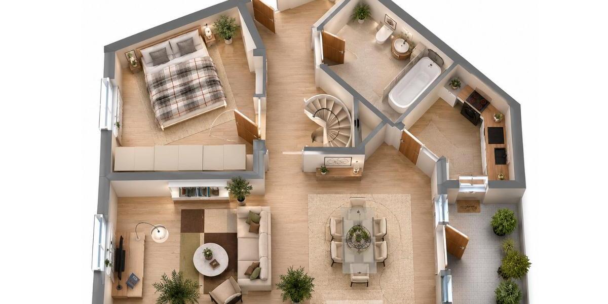Maisonettenwohnung Taufkirchen - 2.5 Zimmer, 87 m&sup2;, 549.000&euro; | Angebot:27137570