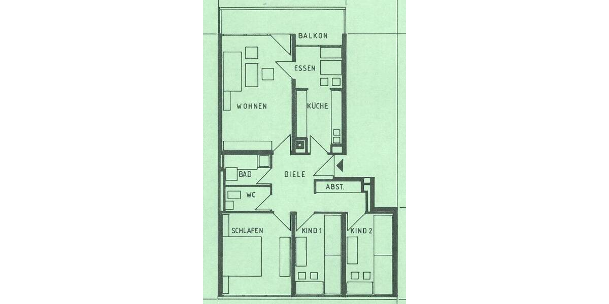 Etagenwohnung München Bogenhausen - 4 Zimmer, 89 m&sup2;, 1.850&euro; | Angebot:26878989
