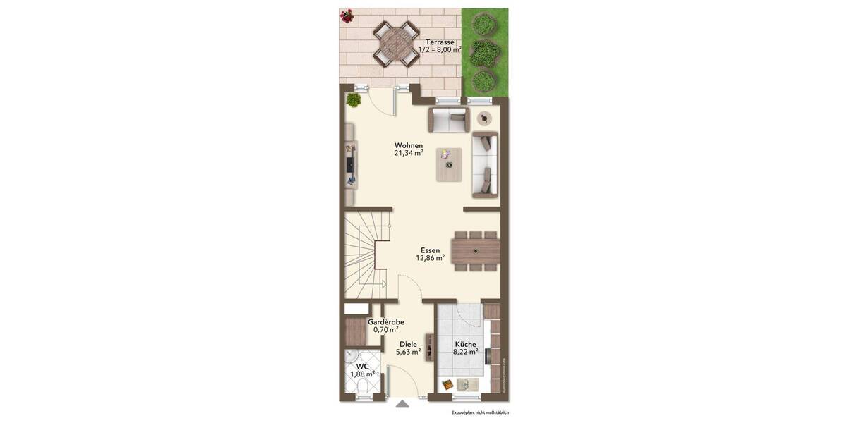 Reihenmittelhaus Ebersberg - 5 Zimmer, 146 m&sup2;, 728.000&euro; | Angebot:26138925