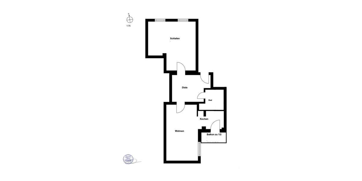 Etagenwohnung München Maxvorstadt - 2 Zimmer, 68 m&sup2;, 695.000&euro; | Angebot:24778255