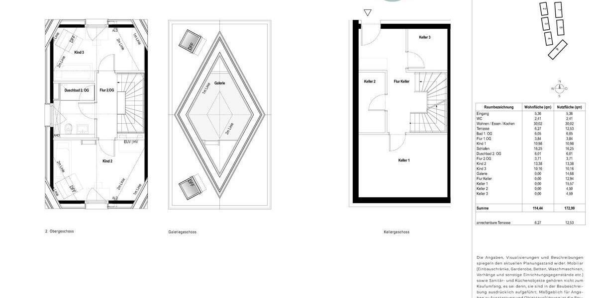 Reihenendhaus München Moosach - 5 Zimmer, 114 m&sup2;, 1.239.900&euro; | Angebot:26117404