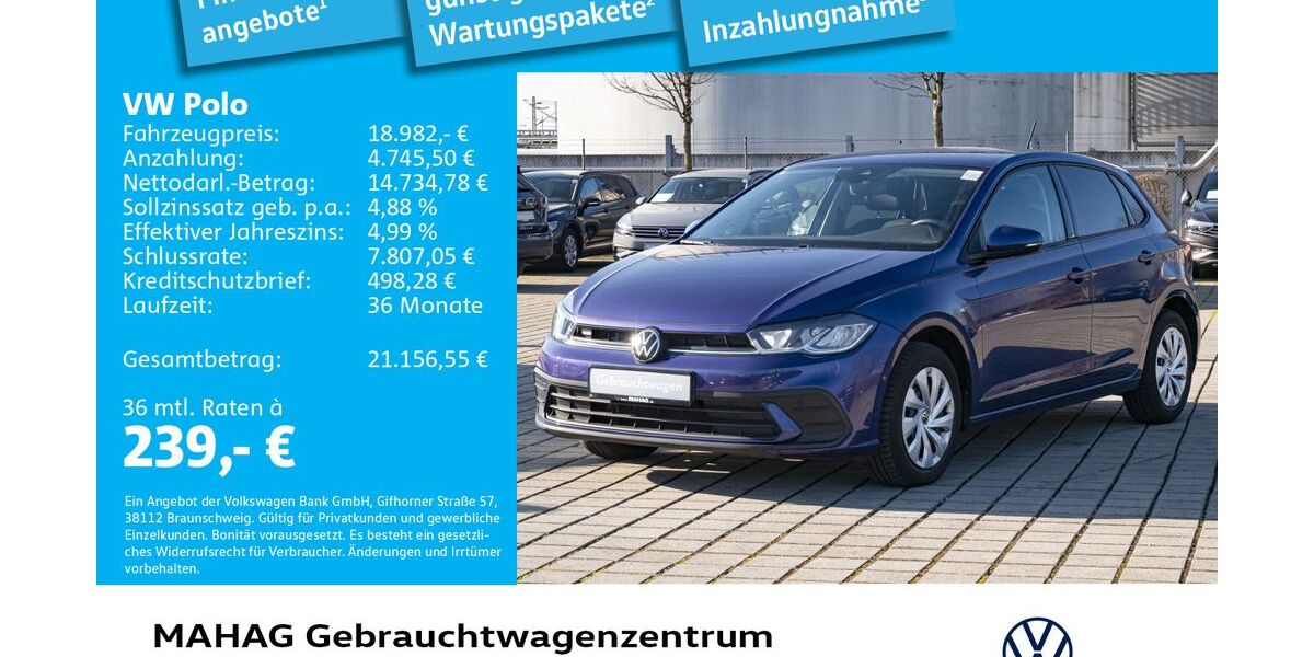 VW Polo 21.441 km 18.683 &euro; München 80935
