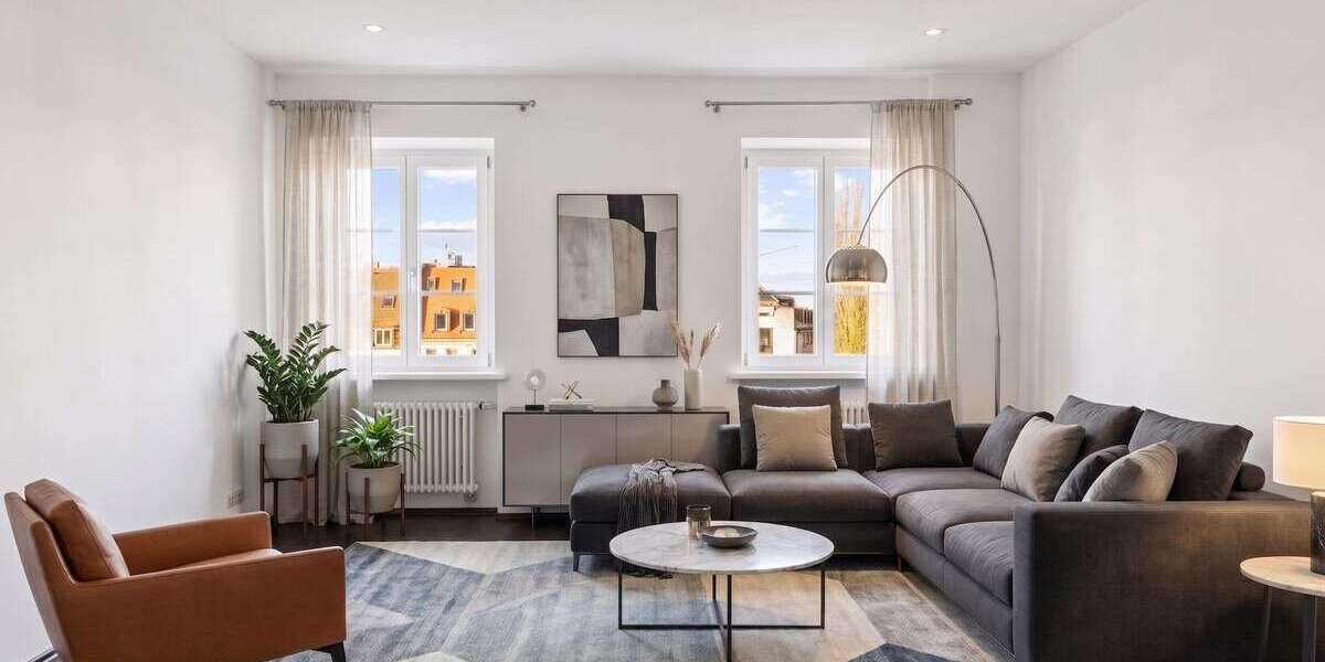 Etagenwohnung München Ludwigsvorstadt-Isarvorstadt - 3 Zimmer, 90 m&sup2;, 2.990&euro; | Angebot:26935399