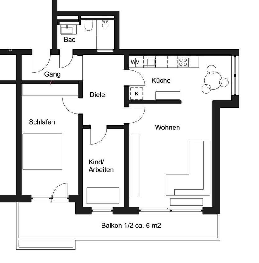 Wohnung zum Mieten in Neubiberg 1.400 € 84 m²