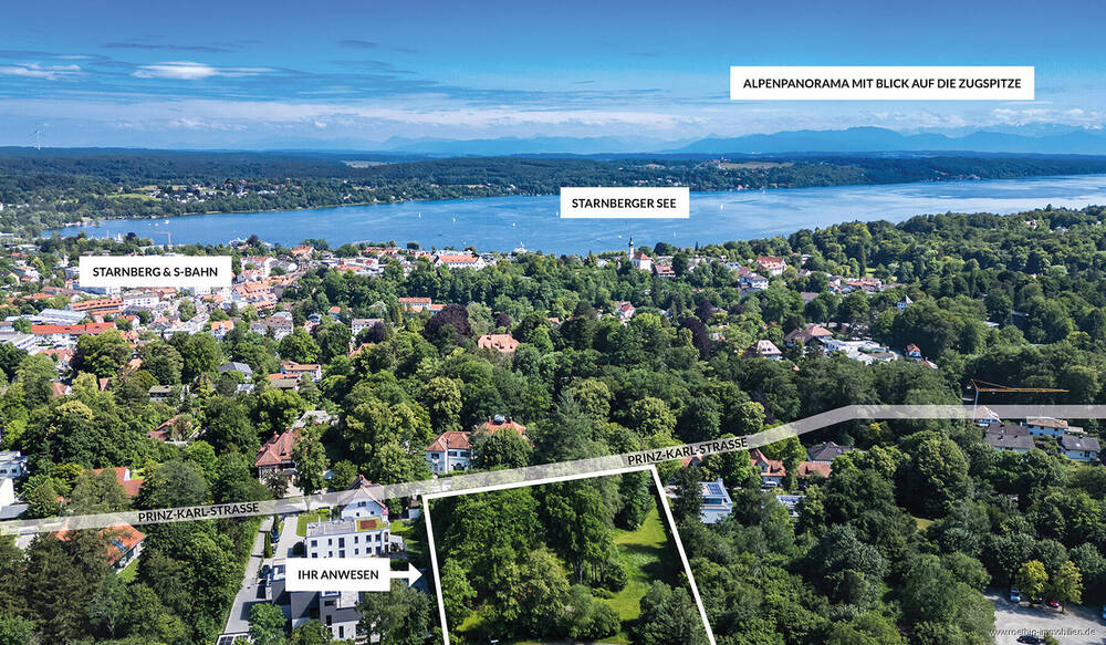 Versteigerungsimmobilie Starnberg Söcking - 1 Zimmer, 282 m&sup2;, 9.500.000&euro; | Angebot:25666299