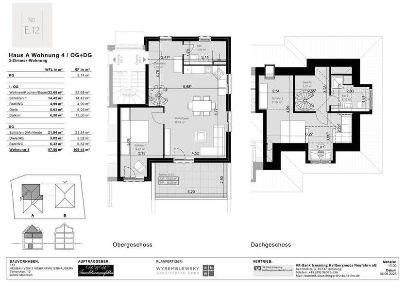 Wohnung zum Kaufen in München 880.200 € 97.8 m²