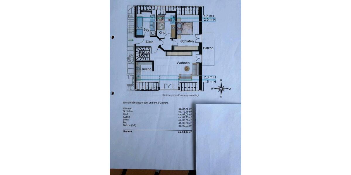 Maisonettenwohnung Hallbergmoos - 3 Zimmer, 79 m&sup2;, 460.000&euro; | Angebot:27079840
