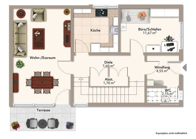 Reihenendhaus München Feldmoching-Hasenbergl - 5 Zimmer, 130 m&sup2;, 845.000&euro; | Angebot:26912759